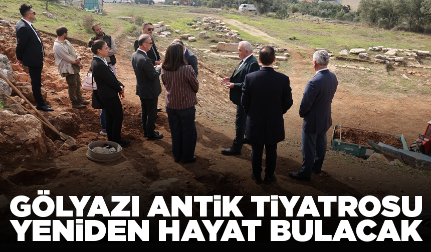 Gölyazı Antik Tiyatrosu yeniden hayat bulacak