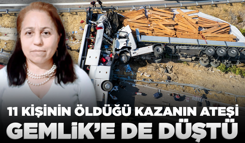 Manisa'daki kazanın ateşi Gemlik'e de düştü