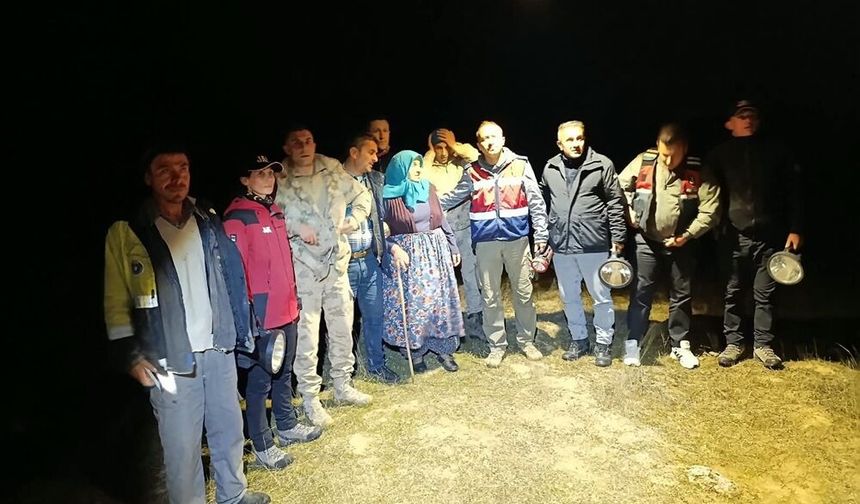Bursa'da 3 gündür kayıp olan yaşlı kadın dron ile bulundu
