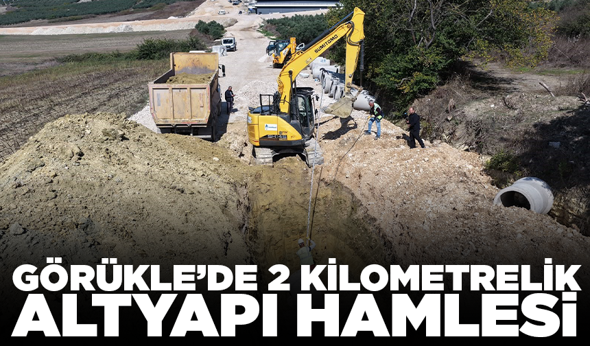 Görükle’de 2 kilometrelik altyapı hamlesi