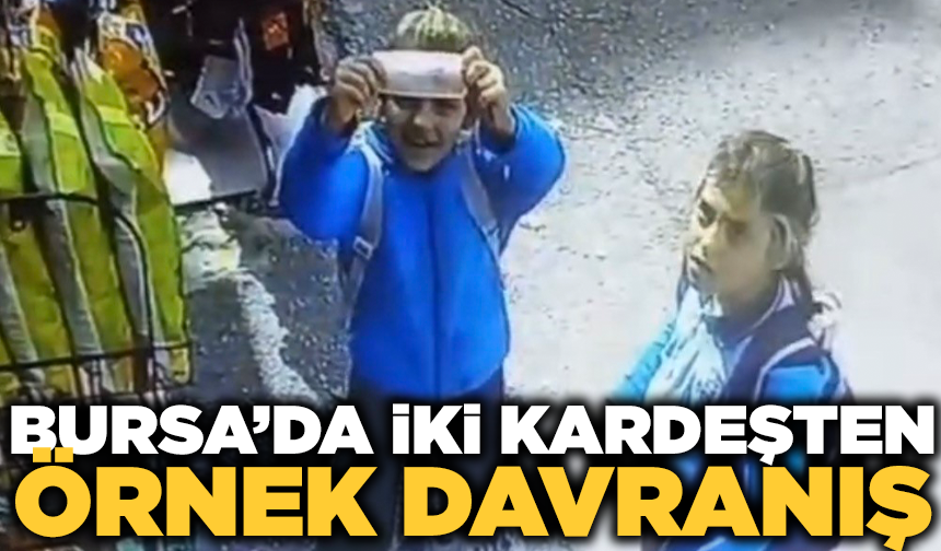 İki öğrencinin örnek davranışını kamera böyle görüntüledi