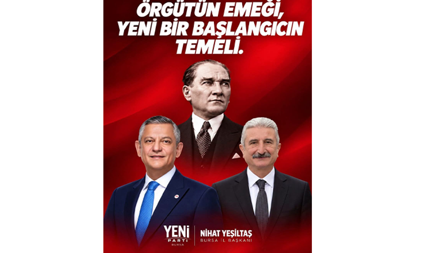 Yeni Parti Bursa’da Nihat Yeşiltaş yeniden aday