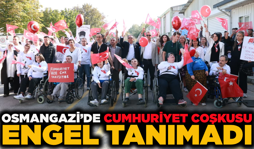 Cumhuriyet’in 103’ncü yılı Osmangazi’de coşkuyla kutlandı