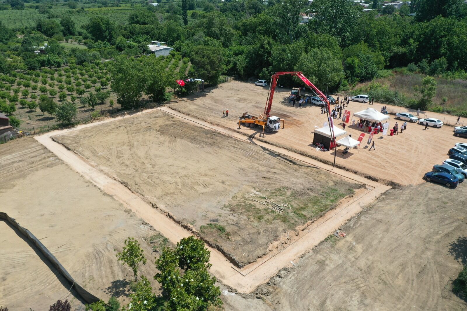Çukurca Spor Tesisi Temel Atma (2)