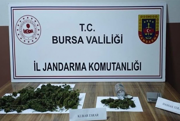 İnegöl'de uyuşturucu operasyonu