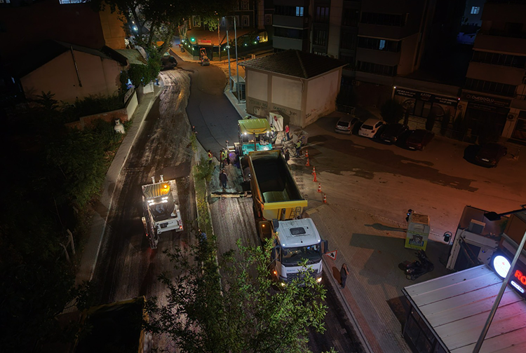Büyükşehir Ekiplerinden Ulaşımda Gece Mesaisi2