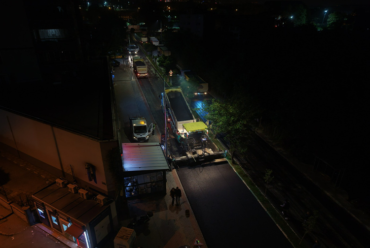 Büyükşehir Ekiplerinden Ulaşımda Gece Mesaisi4