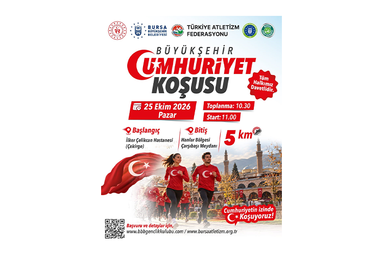 Bursa'da 29 Ekim coşkusu koşuyla start alacak